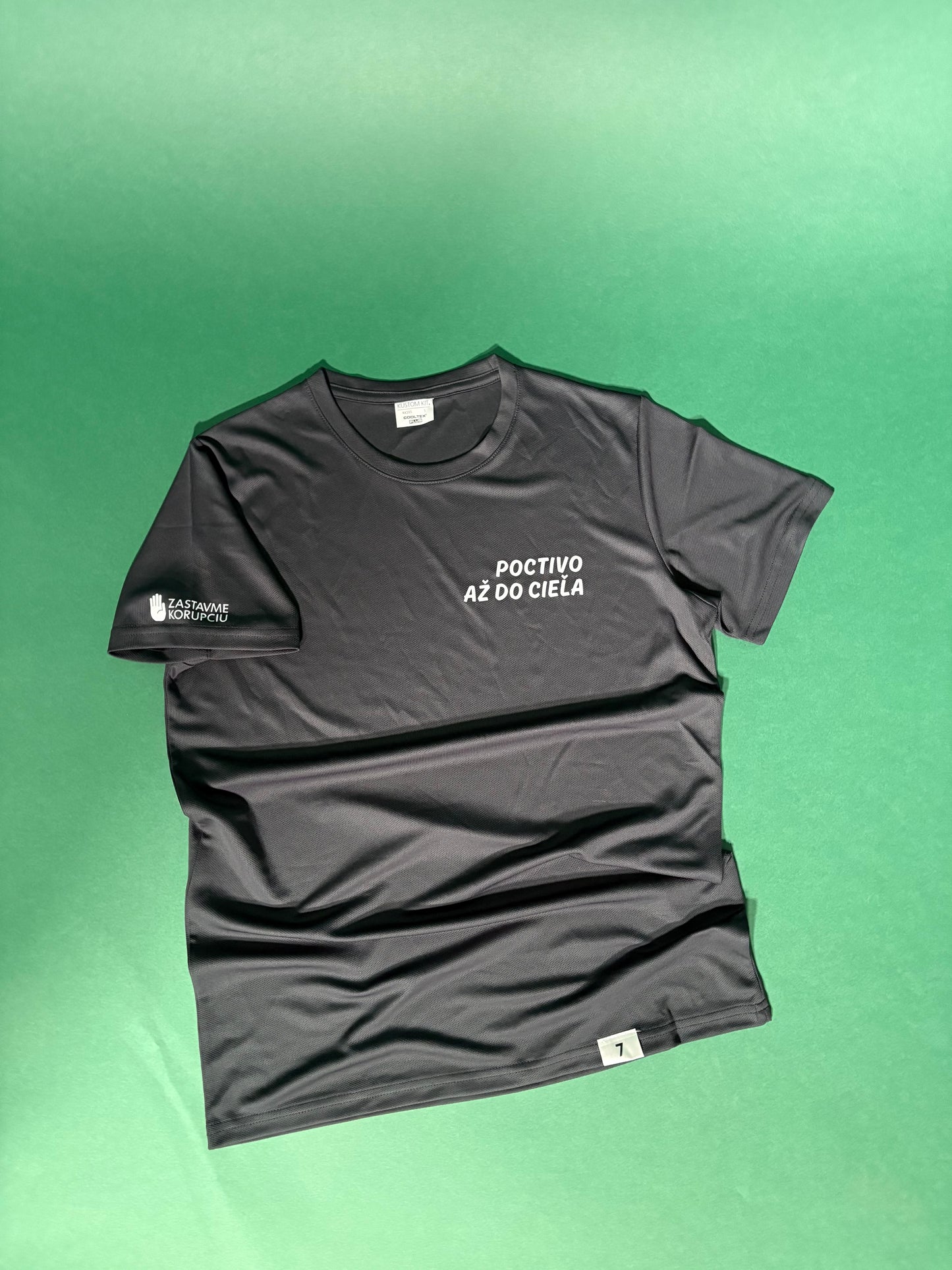 Športové tričko "Poctivo až do cieľa"